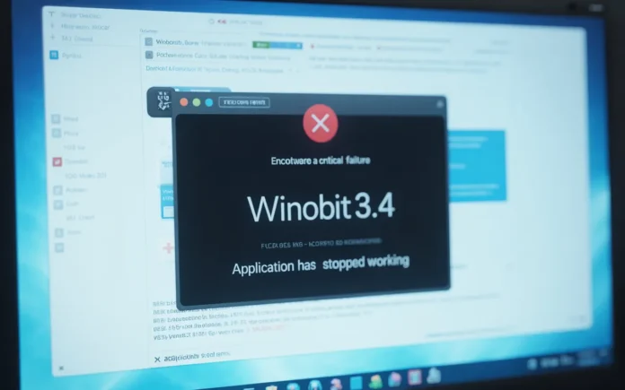 winobit3.4 software error